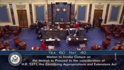 Вакилони Амрико барои маблағгузории ҳукумат раъй доданд
