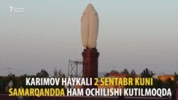 В Ташкенте открыли памятник Исламу Каримову