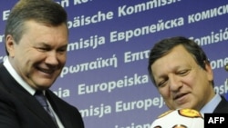Віктор Янукович та голова Єврокомісії Жозе Мануель Баррозу, Брюссель, 13 вересня 2010 року
