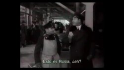 "Миссия в Москву", диалог на станции