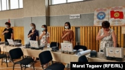 Выборы в местные кенеши. Бишкек, 11 июля 2021 г.