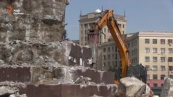 У Харкові демонтують постамент пам'ятника Леніну (відео)