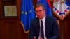 Belgrade -- Serbia -- Serbian president Aleksandar Vucic, RFERL interview, journalist Maja Zivanovic, 07. June 2020.