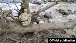 Последствия схода селей в Аксыйском районе. Иллюстративное фото. 