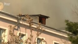 Сӯхтор дар бинои марказии "Амонатбонк"