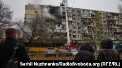 Наслідки російського обстрілу. Київ, 29 листопада 2025 року