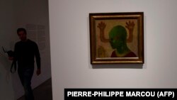 یکی از آثار الجزار در نمایشگاهی در سال ۲۰۱۷