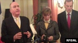 Германия - На пресс-конференции сопредседателей МГ ОБСЕ в Мюнхене, 22 ноября 2009 г. 