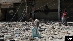 ویرانه‌های جنگ سوریه؛ عکس آرشیوی است