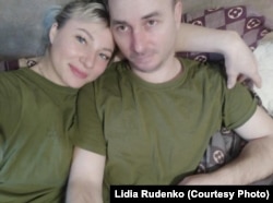 Лідія Руденко з чоловіком Сергієм Руденком