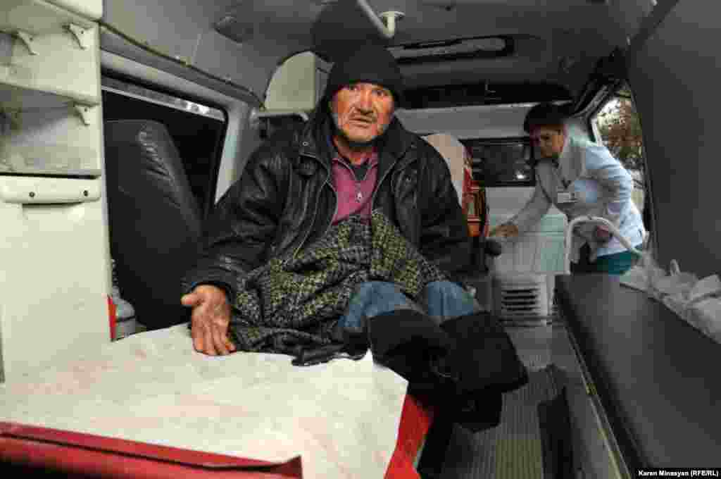 Armenia -- Homeless people in one of Yerevan's shelters, Yerevan, 13Dec2012