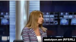 Заруи Постанджян в студии Азатутюн ТВ (архив)