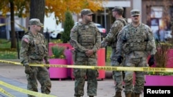 Військові Нацгвардії США біля місця стрілянини поблизу Білого дому, Вашингтон, 26 листопада 2025 року