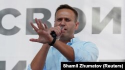 Российский оппозиционер Алексей Навальный.