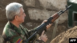 Serzh Sarkisian Qarabağda