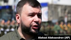 Пушилін опублікував відеозвернення, в якому заявив про руйнування будівлі, але постраждалих, за його словами, нібито немає