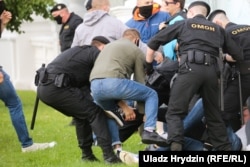 Затрыманьні 14 ліпеня 2020 году