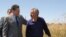Armenia - Prime Minister Tigran Sarkisian talks to a farmer in Gegharkunik province, 30Aug2011.