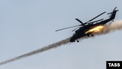 Кадр з попередніх стратегічних командно-штабних навчань «Кавказ-2016»