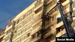 Дом, в котором произошел пожар