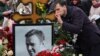 На гроба на Алексей Навални в Москва.