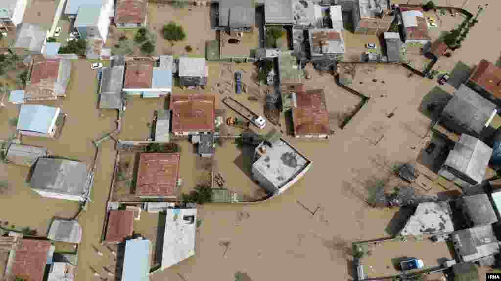 تصویر هوایی از آق&zwnj;قلا در استان گلستان