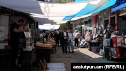 Վանաձորի շուկայի «Լաչինի միջանցք» կոչվող հատվածը, հոկտեմբեր, 2025թ.