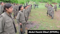 افراد پ‌کاکا در شمال عراق