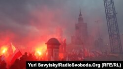 Мітинг націоналістів у Варшаві, 11 листопада 2017 року