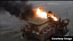 Günəşli, platformasında yanğın, 2015