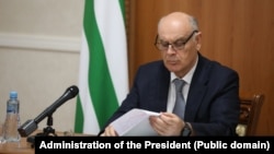 Президент Абхазии Аслан Бжания