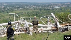 180-метрову телевежу на горі Карачун біля Слов’янська зруйнували сепаратисти своїми обстрілами ще в липні 2014 року