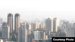 Tehran,View from Jamaran looking southwest toward Elahiyeh, Jordan, and Shemiran districts of Tehran