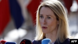 Estonia's Prime Minister Kaja Kallas