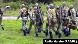 Russia/Ingushetia -- There are fights in the Sunzha mountains, Sunzha region, 2012
