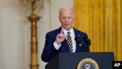 ԱՄՆ նախագահ Ջո Բայդենը ասուլիսի ժամանակ, Վաշինգտոն, 19-ը հունվարի, 2022թ․