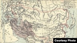 Алтын Урда харитасы. XIII гасыр