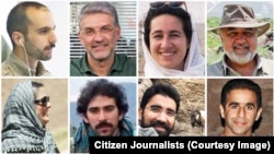 هشت فعال محیط زیست که یک سال و نیم پیش بازداشت شدند.