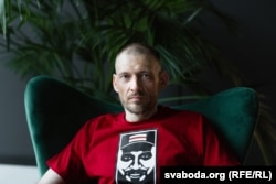 Сяргей Ціханоўскі пасьля вызваленьня