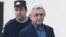 Armenia -- Former President Serzh Sarkisian arrives at a courtroom in Yerevan, February 25, 2020.