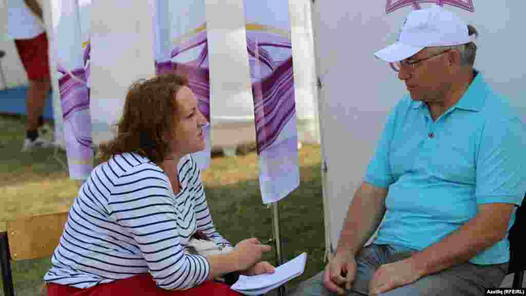 Журналист Римма Бикмөхәммәтова Разил Вәлиевтан &quot;Сәләт&quot; хакында әңгәмә ала