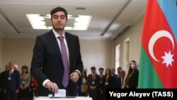 Сын президента Азербайджана Гейдар Алиев-младший.