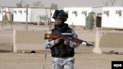 نمای از اردوگاه جدید «الحریه» که اعضای نیمی از اعضای سازمان مجاهدین خلق به این محل منتقل شده اند.