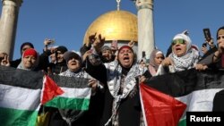 Протести в Єрусалимі через рішення Трампа визнати місто столицею Ізраїлю, 8 грудня 2017 року