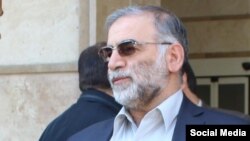 محسن فخری‌زاده مهابادی، چهره ارشد در برنامه هسته‌ای ایران که روز جمعه کشته شد.