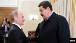 Орусиянын президенти Владимир Путин жана Венесуэланын президенти Николас Мадуро. Архив сүрөт.