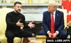 Володимир Зеленський та Дональд Трамп під час зустрічі в Овальному кабінеті Білого дому, 28 лютого 2025 року
