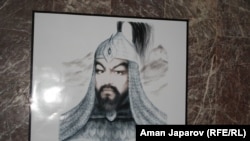 Айкөл Манастын элеси  - сүрөттө