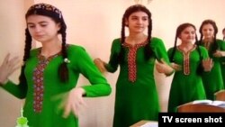 «Денсаулық пен бақыт аптасы» шарасы (Түркіменстан телеарнасының видеосынан көрініс)