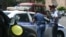 Armenia - A driver is fined by traffic police in Yerevan, 25May2012.